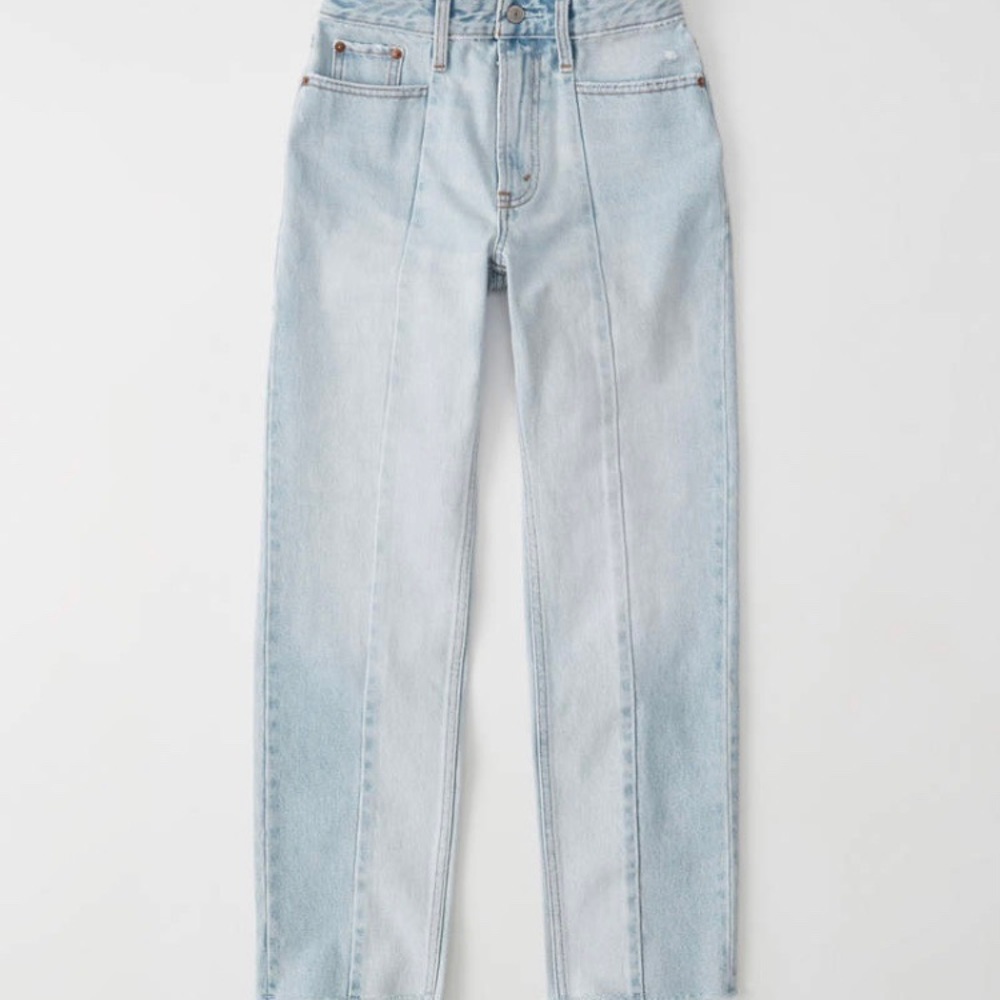 Abercrombie & Fitch Light Blue High Rise Jeans - Picture 3 of 11